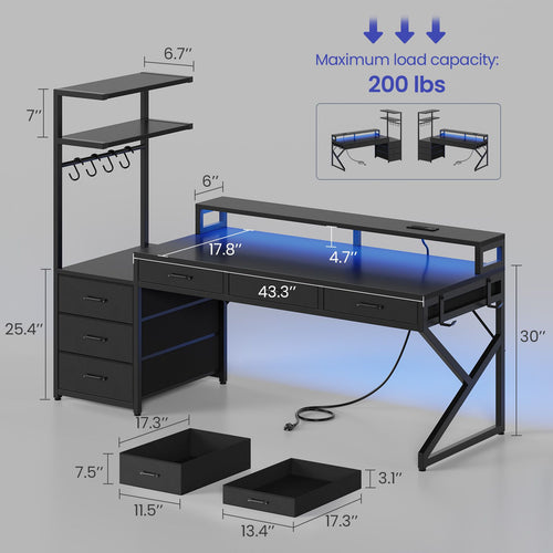 2 person desk