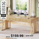 SEDETA® 55 Inch Executive Desk Home Office Desk with Storage Drawers