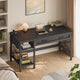 SEDETA 40 Inch Small Computer Desk Writing Desk with Drawer and Storage Shelves