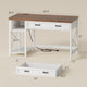 SEDETA 40 Inch Small Computer Desk Writing Desk with Drawer and Storage Shelves