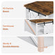 SEDETA® 31.5 Inch Lift Top Coffee Table Farmhouse Square Coffee Table with Storage