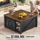 SEDETA 31.5 Inch Lift Top Square Coffee Table with Storage for Living Room
