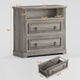 SEDETA 33.8 Inch 2 Drawer File Cabinet Farmhouse Wood File Cabinets Wood Lateral File Cabinet with Printer Stand Storage Shelf