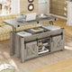 SEDETA® 40 Inch Lift Top Coffee Table Farmhouse 4 in 1 Multi-Function for Living Room