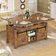 SEDETA® 40 Inch Lift Top Coffee Table Farmhouse 4 in 1 Multi-Function for Living Room