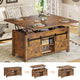 SEDETA® 40 Inch Lift Top Coffee Table Farmhouse 4 in 1 Multi-Function for Living Room