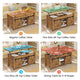 SEDETA® 40 Inch Lift Top Coffee Table Farmhouse 4 in 1 Multi-Function for Living Room