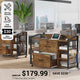 SEDETA 44 Inch 2 Drawer File Cabinet Filing Cabinet