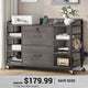 SEDETA 44 Inch 2 Drawer File Cabinet Filing Cabinet