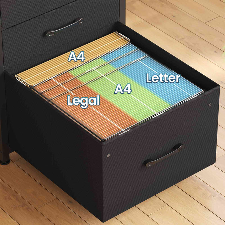 SEDETA 58 Inch L Shaped Gaming Desk with LED Lights Reversible Computer Desk with 7 Drawers and Power Outlet