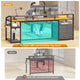 SEDETA 63 Inch Office Computer Desk LED Gaming Desk with Lock Drawers