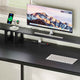 SEDETA® 66 Inch L Shaped LED Gaming Desk Home Office Corner Computer Table with Storage Shelves