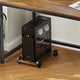 SEDETA® 66 Inch L Shaped LED Gaming Desk Home Office Corner Computer Table with Storage Shelves