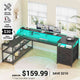 SEDETA 67 Inch L Shaped Desk with Drawers for Home Office