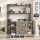 SEDETA File Cabinet with Open Storage Shelf for Home Office