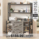 SEDETA File Cabinet with Open Storage Shelf for Home Office